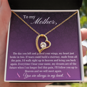 Forever Love Necklace Memorial gift - You are always in my heart